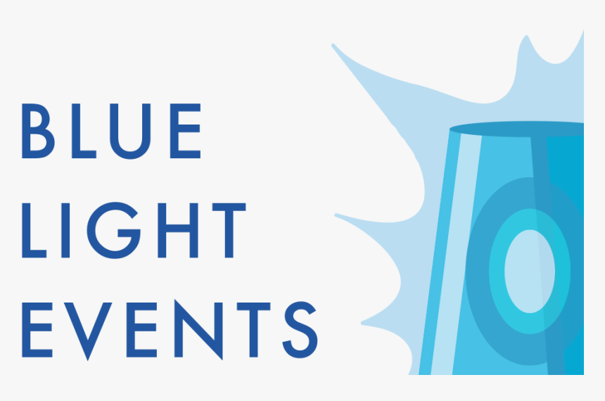 Blue Light Events Logo Transparent Back - Graphic Design, HD Png Download, Free Download