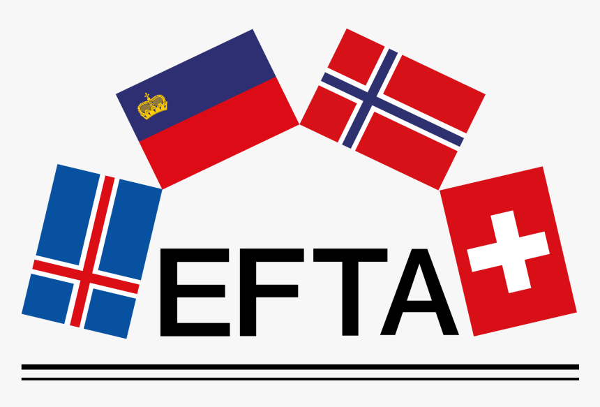 Efta Logo No Outline With Lines 01 - European Free Trade Association, HD Png Download, Free Download