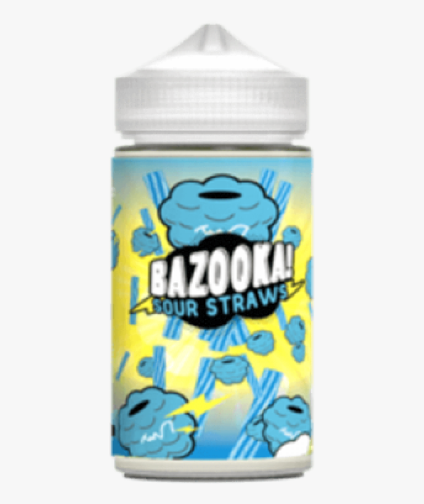 Blue Raspberry Sour Straws By Bazooka - Bazooka Bubble Gum Vape Juice, HD Png Download, Free Download