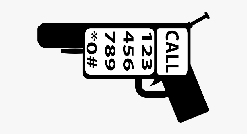 Child Toy Gun Phone Vector Graphics, HD Png Download, Free Download