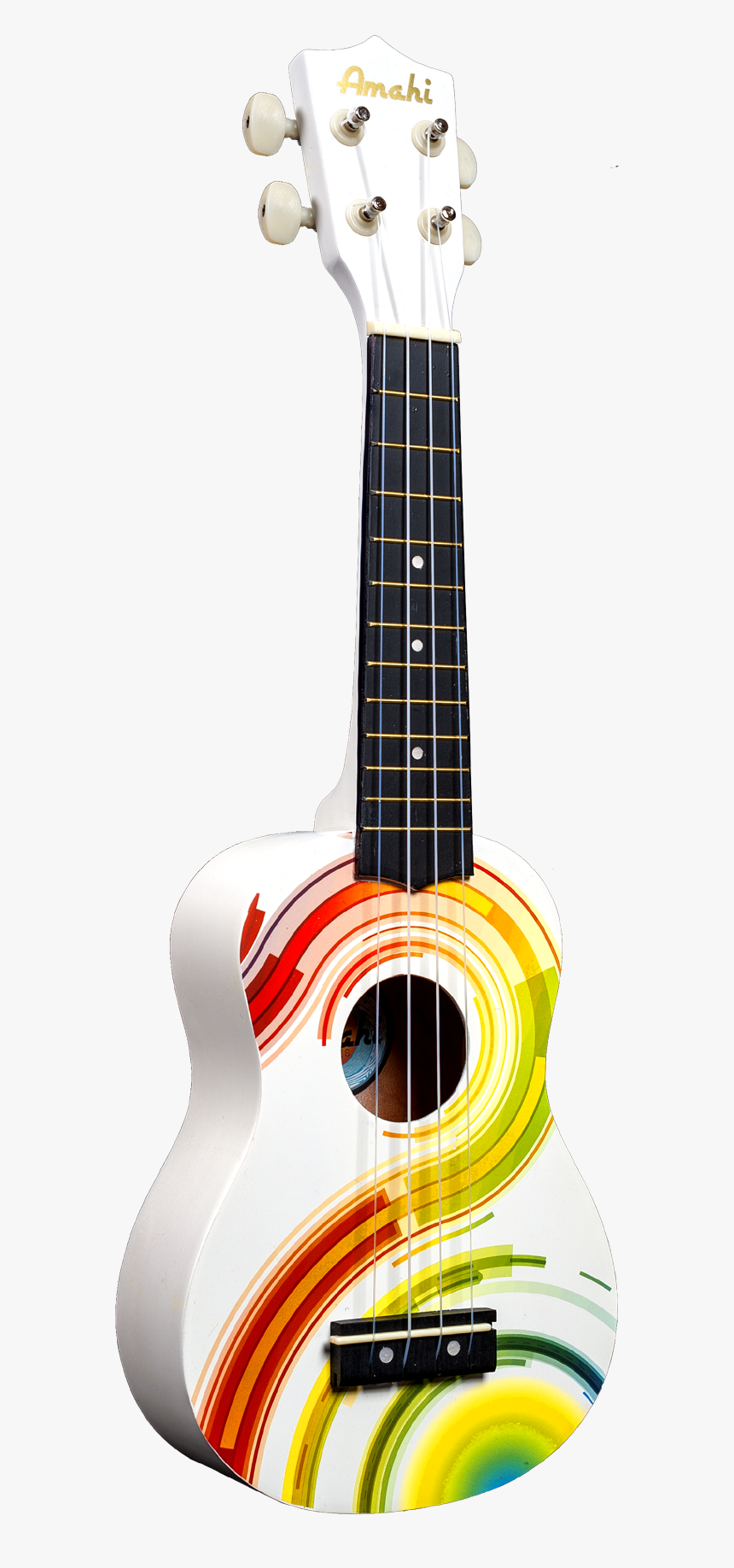 Amahi Ukulele Rainbow White, HD Png Download, Free Download