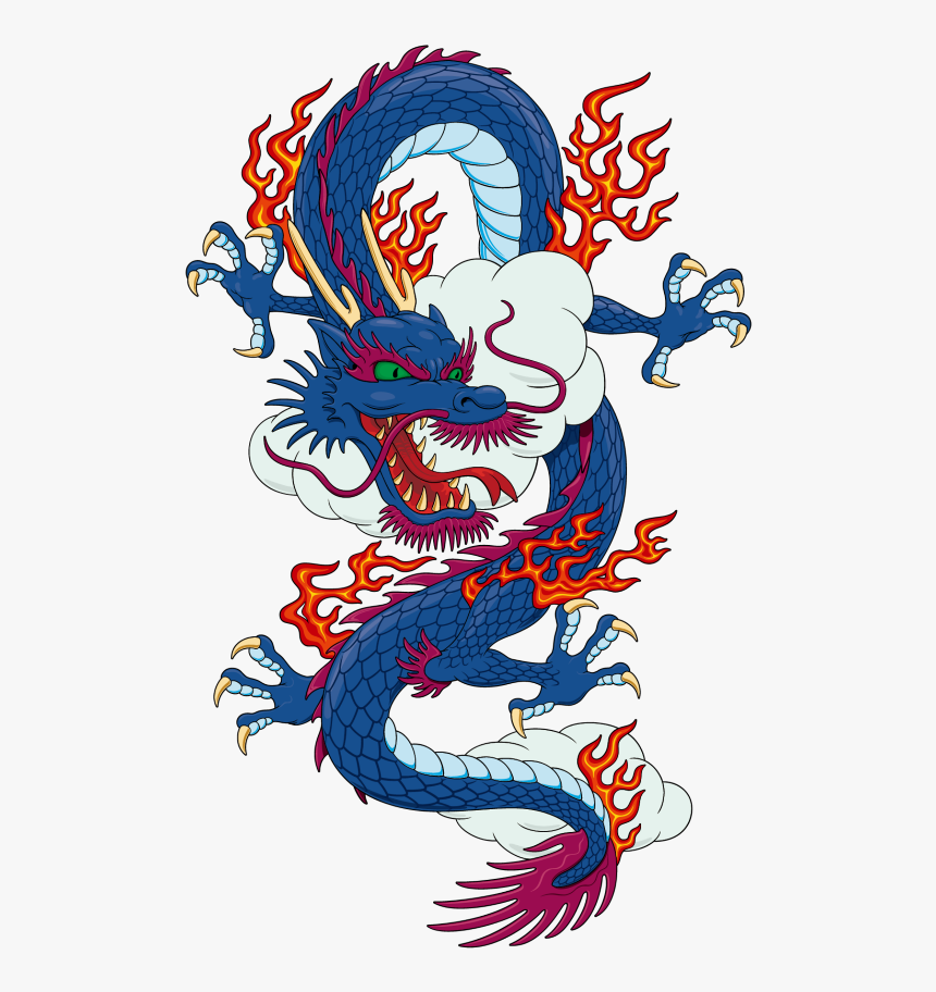 #mq #blue #dragon #dragons #fantasy - Dragon Japanese, HD Png Download, Free Download