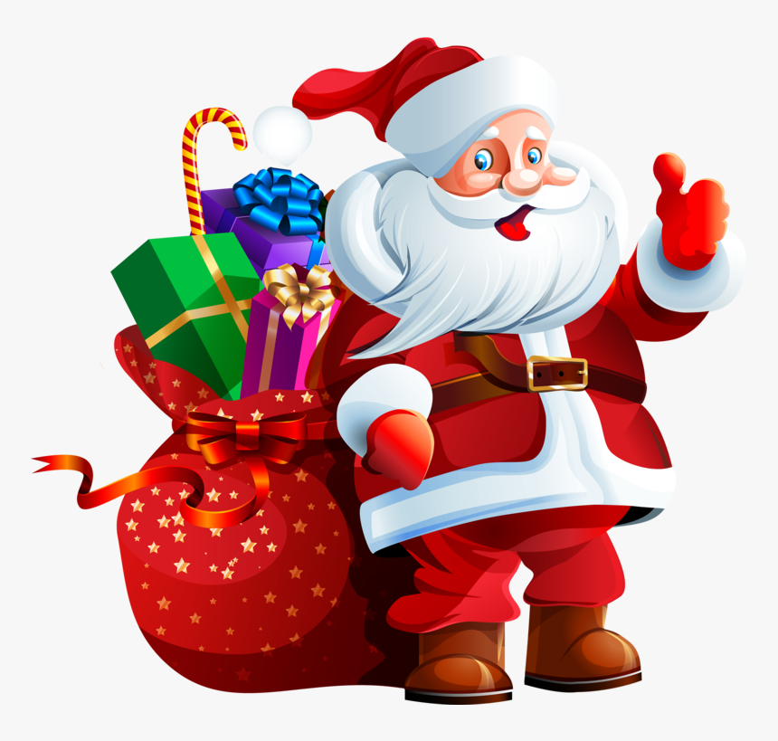 Transparent Santa Hat Transparent Background Png - Transparent Background Santa Claus Png, Png Download, Free Download