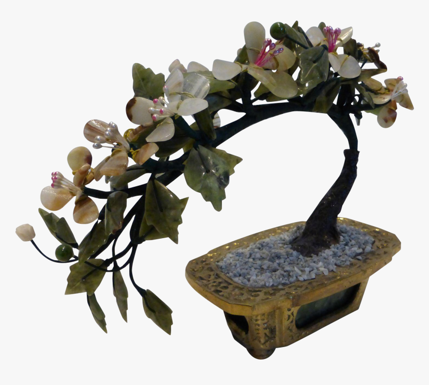 Jade And Semi Precious Stone Bonsai Tree, HD Png Download, Free Download