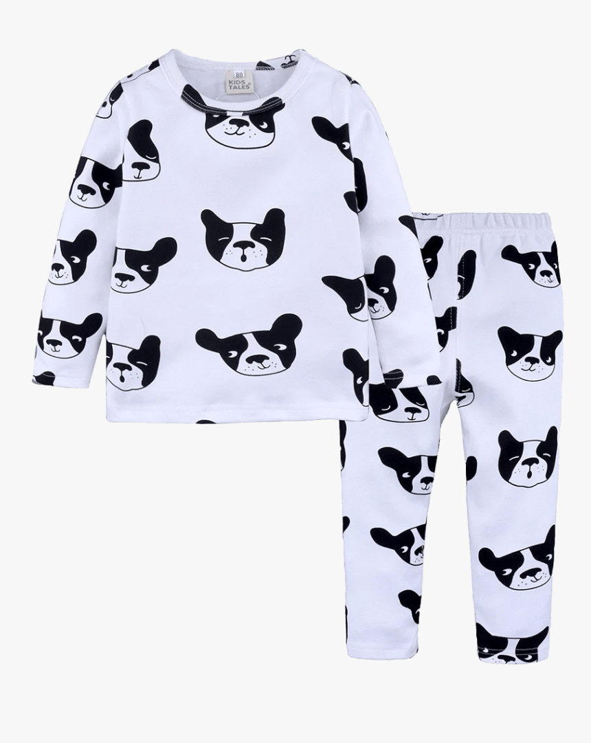 Petite Bello Clothing Set 4-5t Dog Print Clothing Set - Korean Kids Pajamas, HD Png Download, Free Download