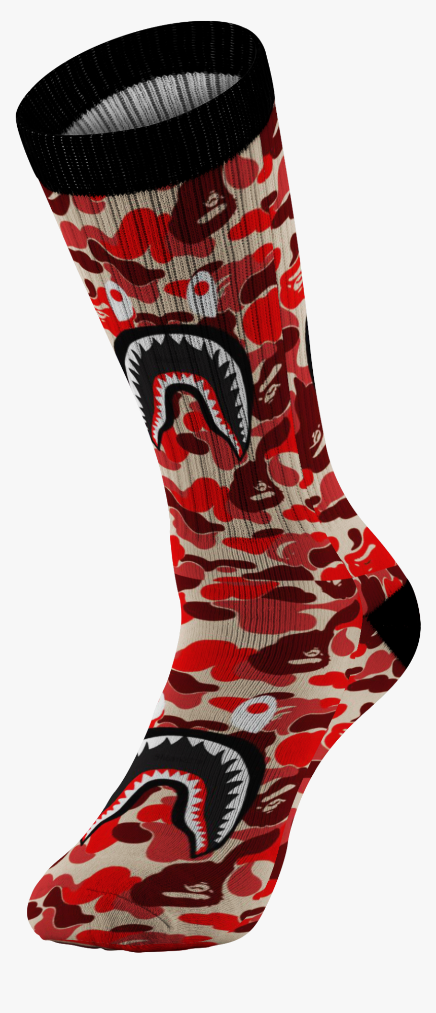 Bape Shark Socks, HD Png Download, Free Download