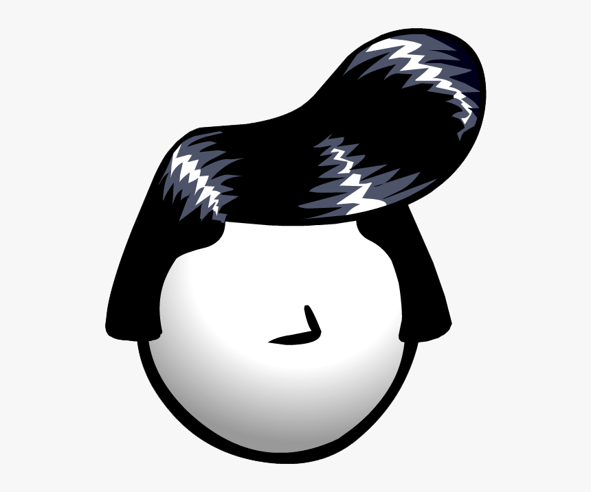 Elvis Wig Png Graphic Library Stock - Club Penguin Hair, Transparent Png, Free Download