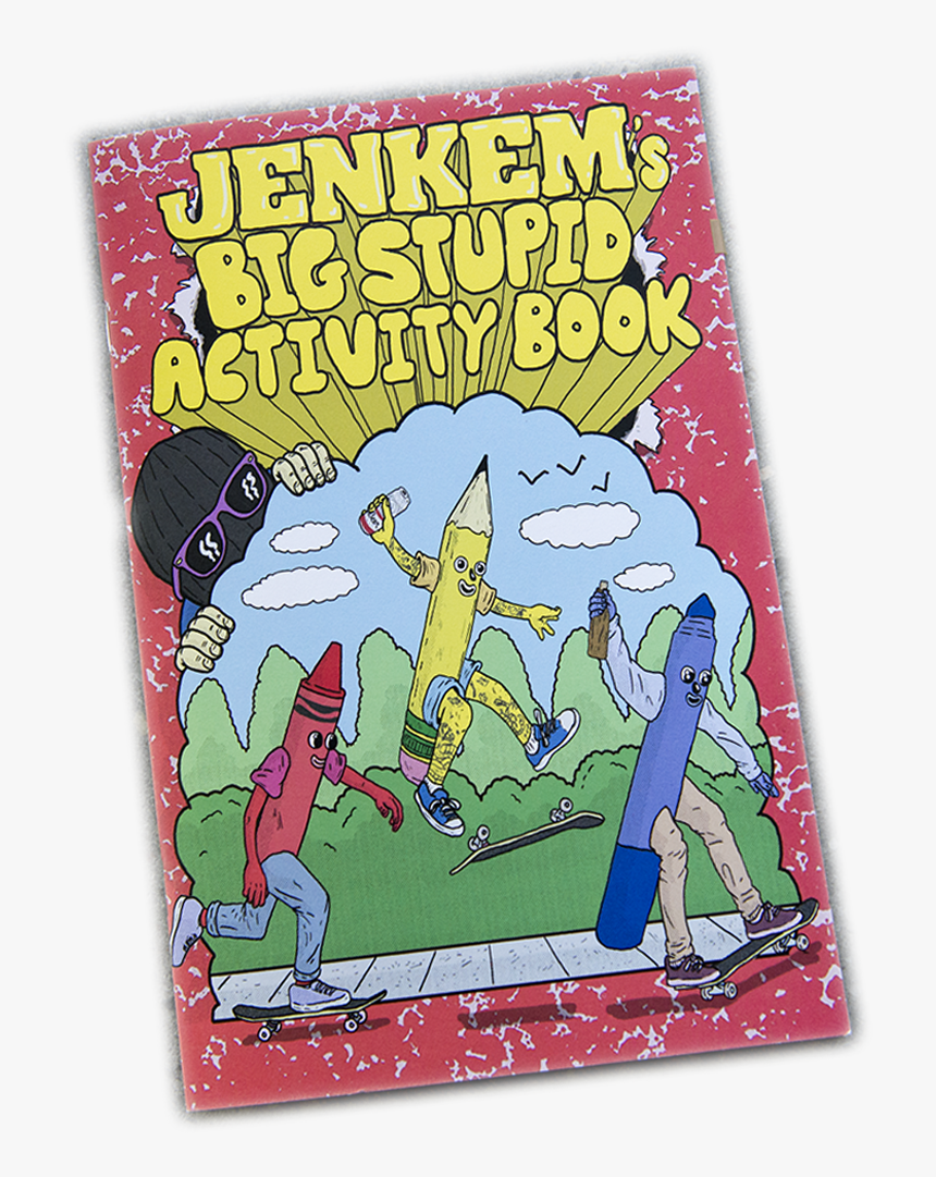 Jenkem"s Big Stupid Activity Book - Cartoon, HD Png Download, Free Download