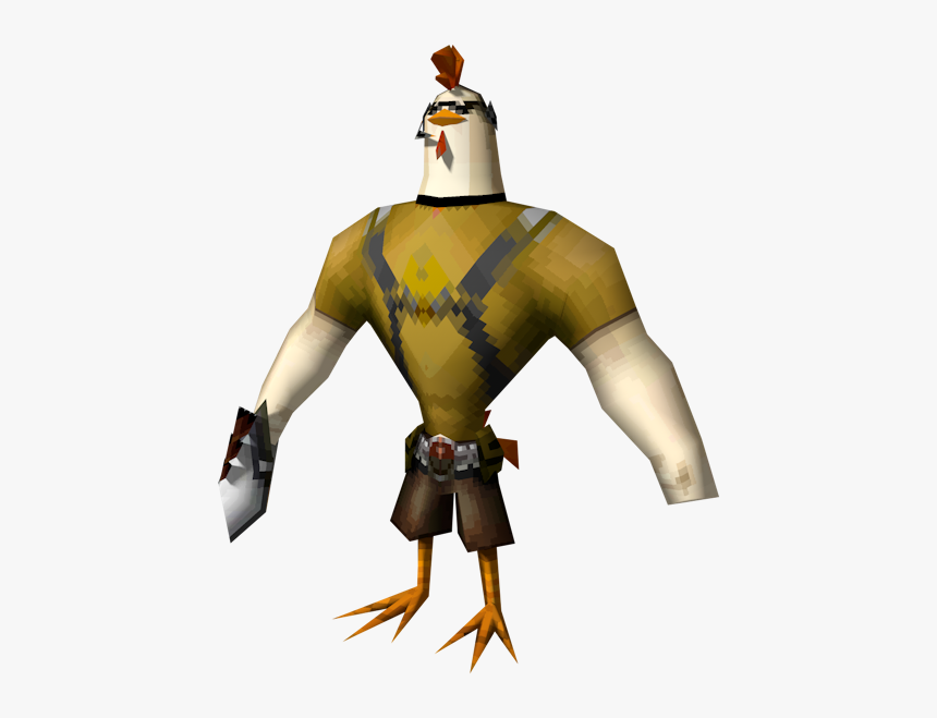 Download Zip Archive - Chicken Little Personaje Musculoso, HD Png Download, Free Download