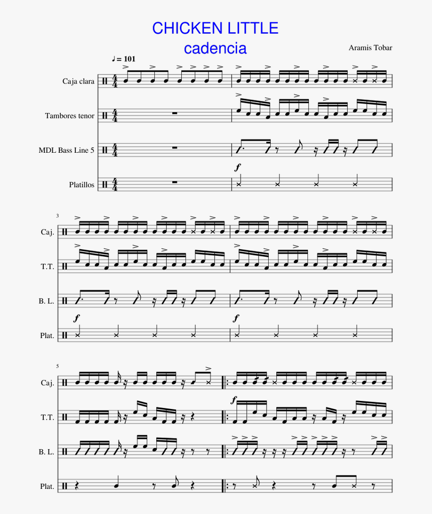Jig 2 Snare Sheet Music, HD Png Download, Free Download