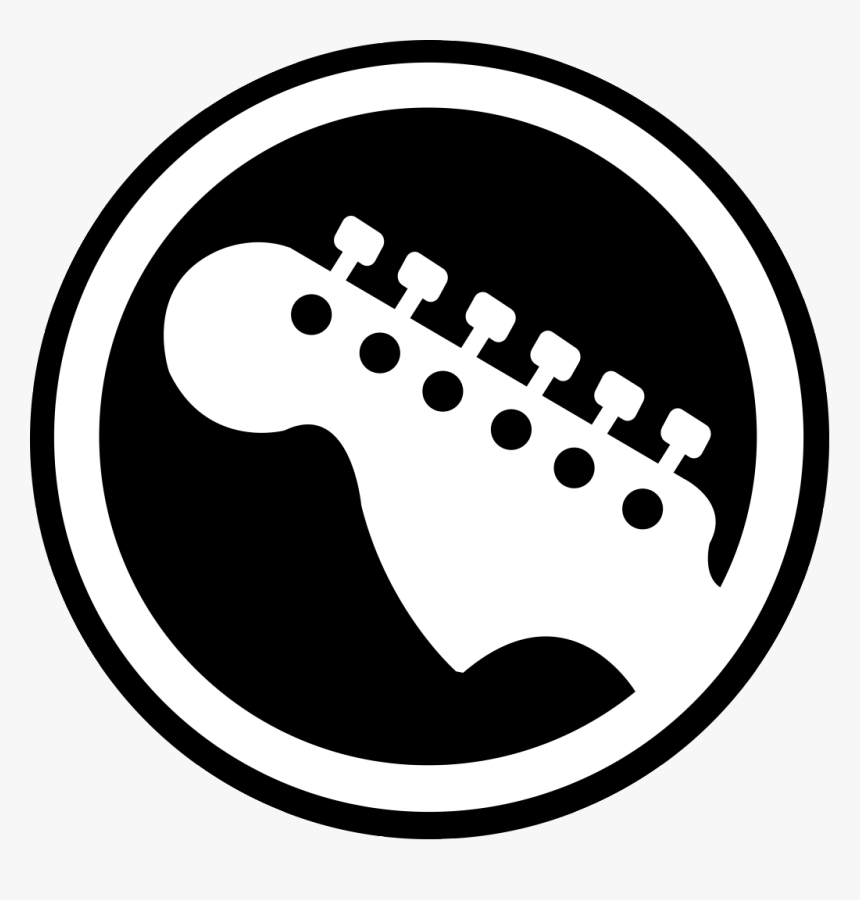 Clipart Guitar Vector - Rock Band Guitar Logo, HD Png Download, Free Download