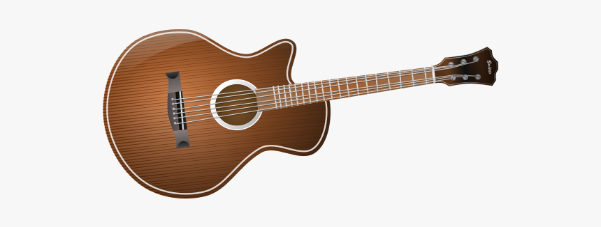 Acoustic Guitar Vector Clip Art - Guitar Png Clipart, Transparent Png, Free Download