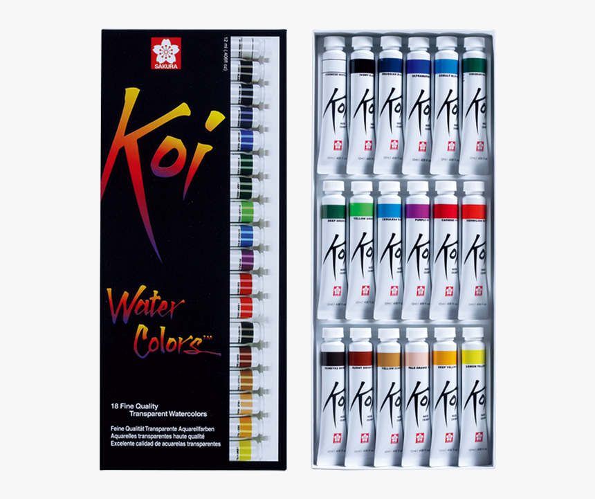 Sakura Koi Watercolor Tube, HD Png Download, Free Download