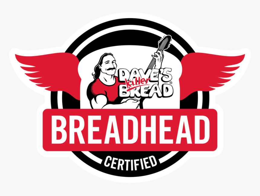 Certified Breadhead Logo Final - Dave's Killer Bread, HD Png Download, Free Download