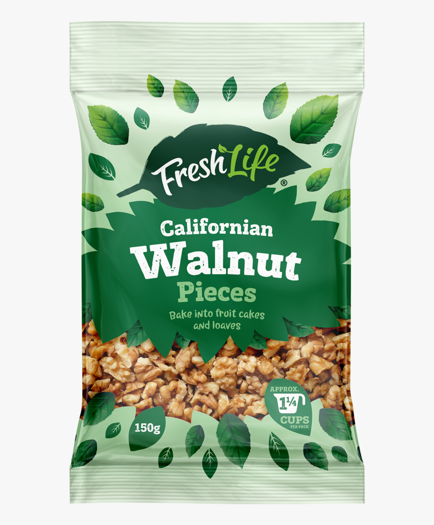 Freshlife Walnutpieces 150g Render - Chia 150g, HD Png Download, Free Download