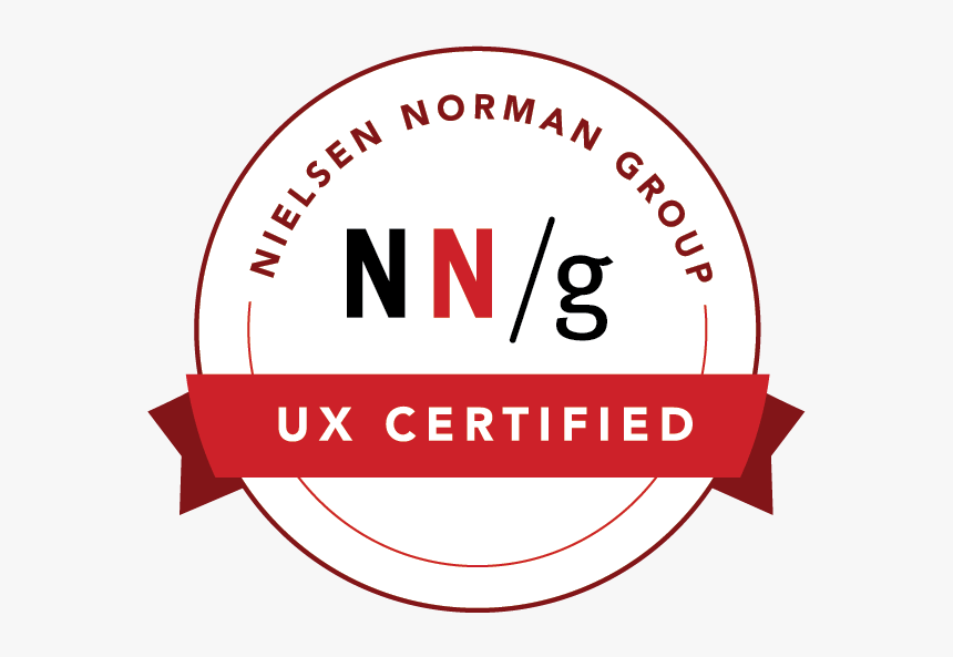 Ux Certification Badge From Nielsen Norman Group - Nielsen Norman Group Ux Certification, HD Png Download, Free Download