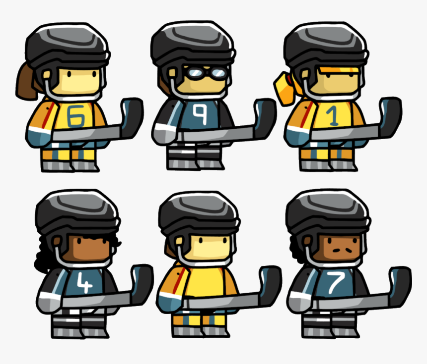 Hockey Player - Scribblenauts Hockey, HD Png Download, Free Download