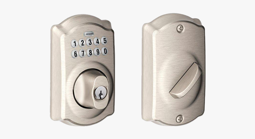 Schlage Camelot Be365 Keypad Deadbolt, HD Png Download, Free Download