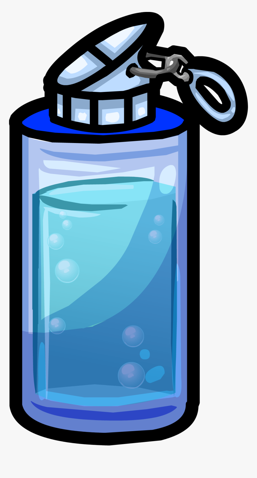 Club Penguin Rewritten Wiki - Reusable Water Bottle Clipart, HD Png Download, Free Download