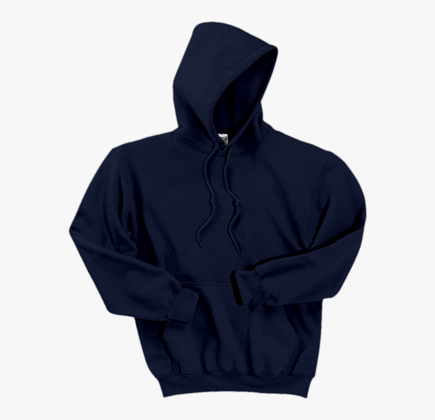 Gildan Dryblend Pullover Hooded Sweatshirt 12500 Navy - Hoodie, HD Png ...