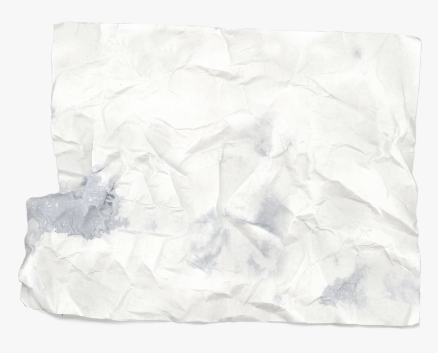 Transparent Paper Wrinkled - Mattress Pad, HD Png Download, Free Download