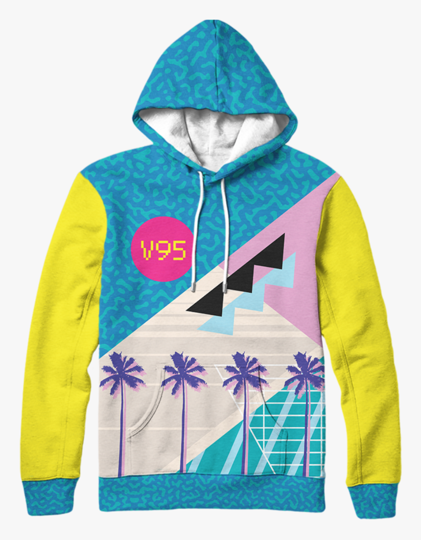 Simple Pleasures Hoodie Vapor95 Vaporwave Fashion, - Vapor95 Simple Pleasures Hoodie, HD Png Download, Free Download