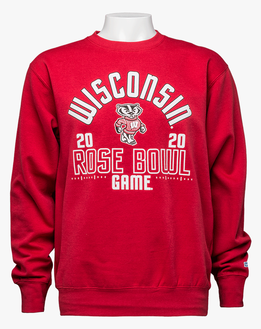 Cover Image For 2020 Rose Bowl Game Blue 84 Crew Neck - Bucky The Badger, HD Png Download, Free Download