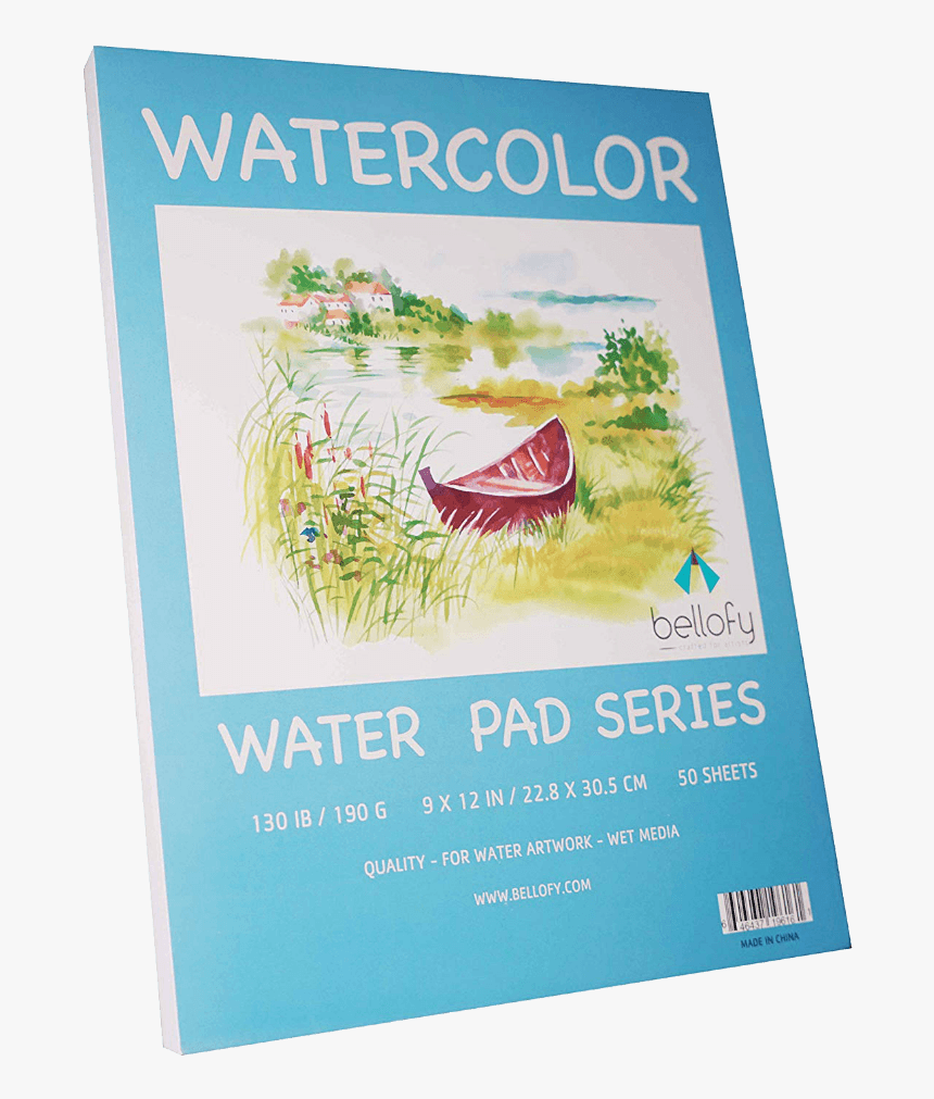 Bellofy Paper Pad - Watercolour Pad 50 Sheets, HD Png Download, Free Download