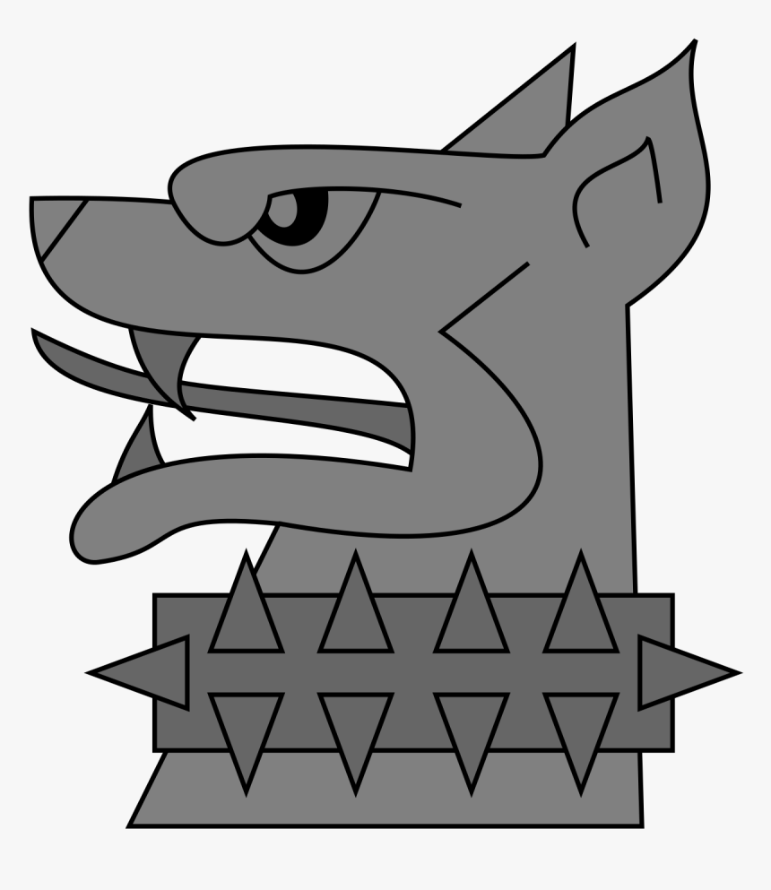 Dog Heraldry Png, Transparent Png, Free Download