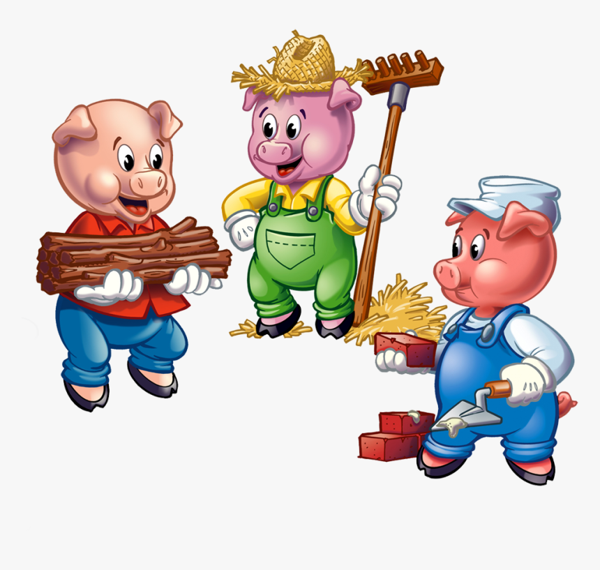 Three Little Pigs Clipart, HD Png Download, Free Download