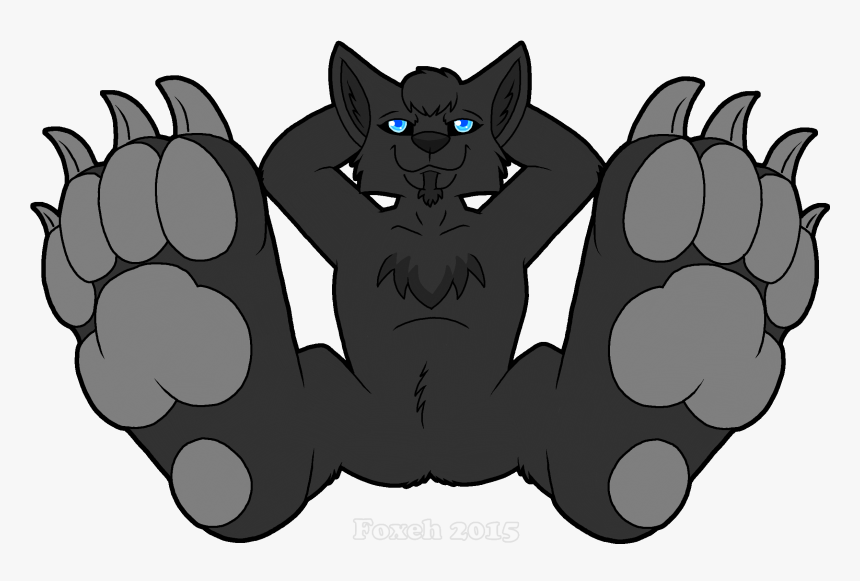 Wolf Feet - Cartoon, HD Png Download, Free Download