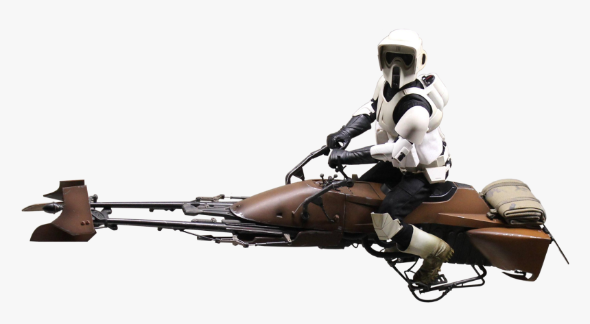 Personstar Wars Biker Scout - Star Wars Biker Scout Transparent, HD Png Download, Free Download