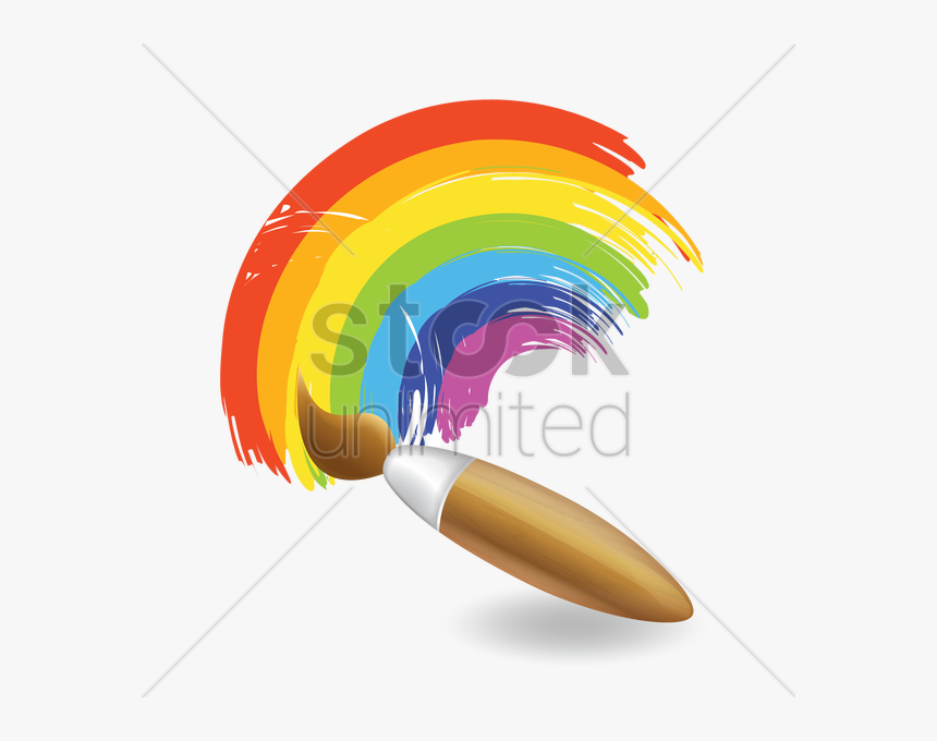 Paint Brush Multicolor Clipart Paint Brushes - Paint Brush Icon Colorful, HD Png Download, Free Download