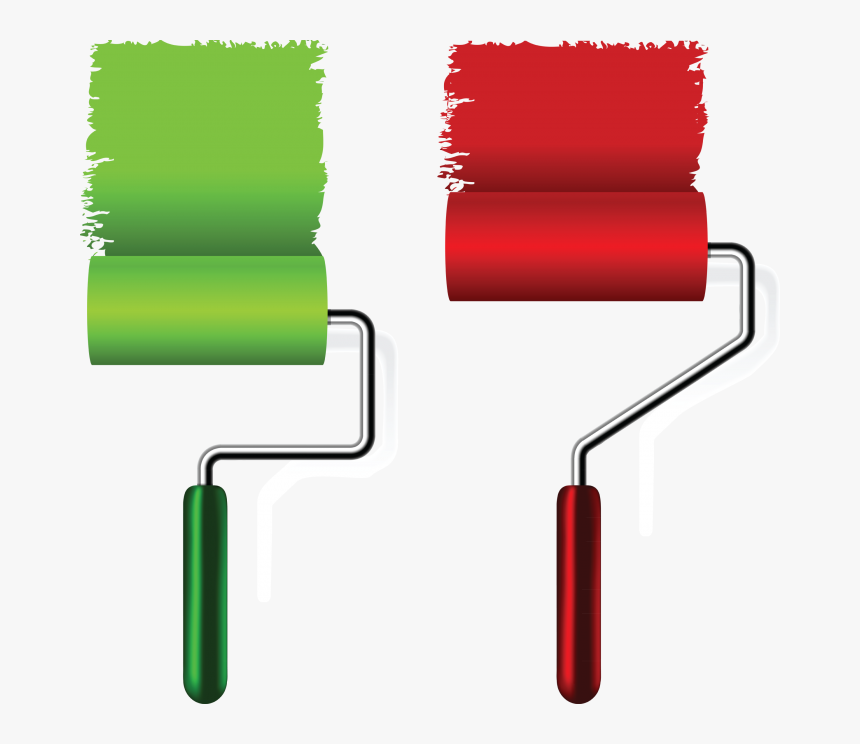 Transparent Paintbrush Clipart - Paint Brush Roller Png, Png Download, Free Download