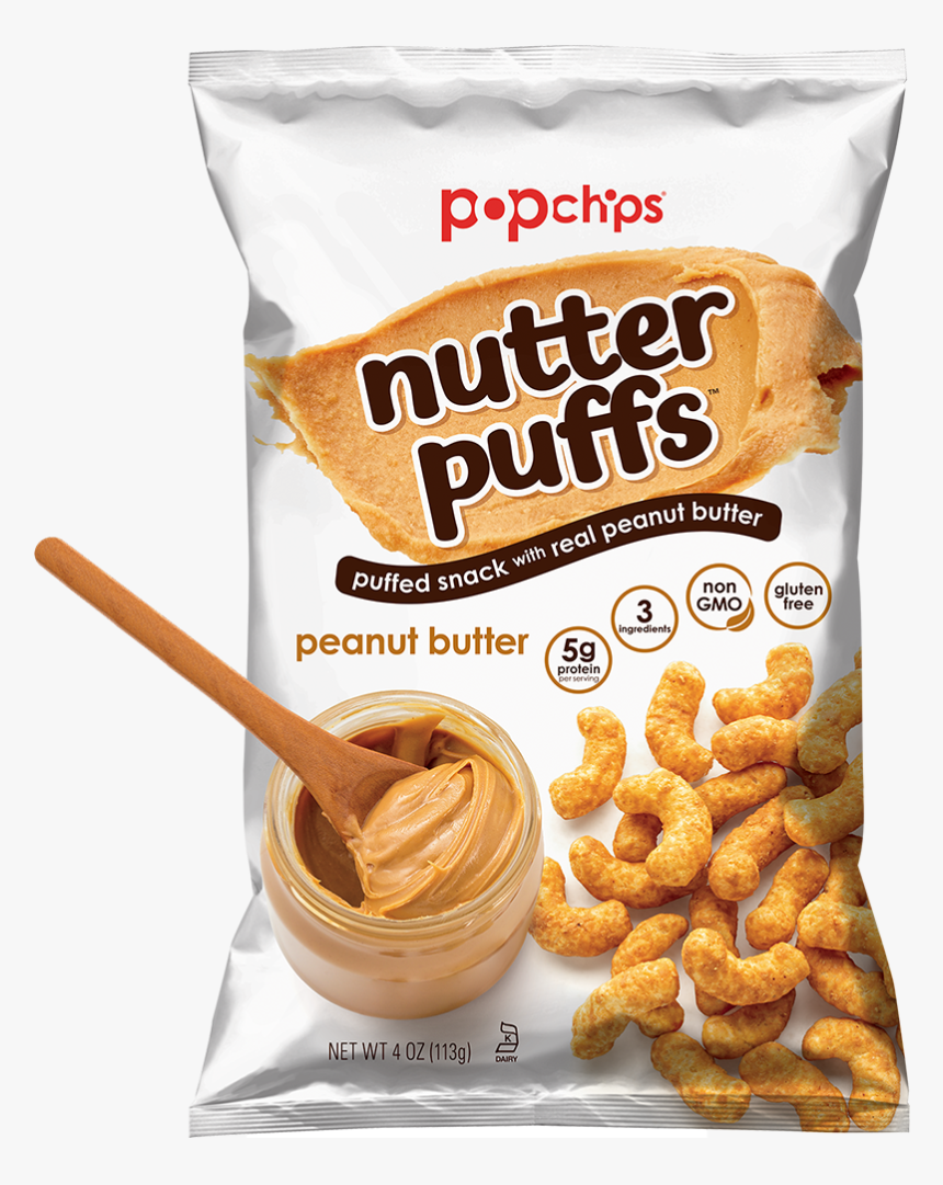 Https - - Ssl - Cf2 - Rackcdn - Bag Image/157/2d Us - Popchips Peanut Butter Puffs, HD Png Download, Free Download