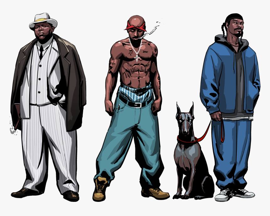 Snoop Dogg Tupac Biggie, HD Png Download, Free Download