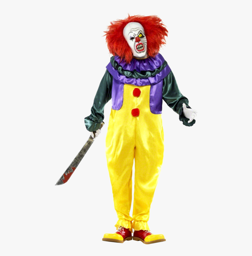 Creepy Clown Costume - Full Clown, HD Png Download, Free Download