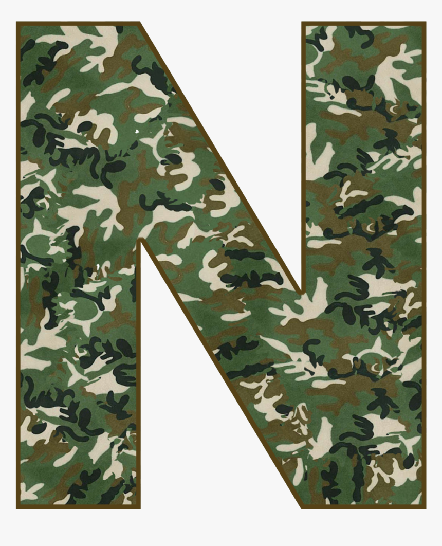 Camouflage Letter A Png, Transparent Png, Free Download