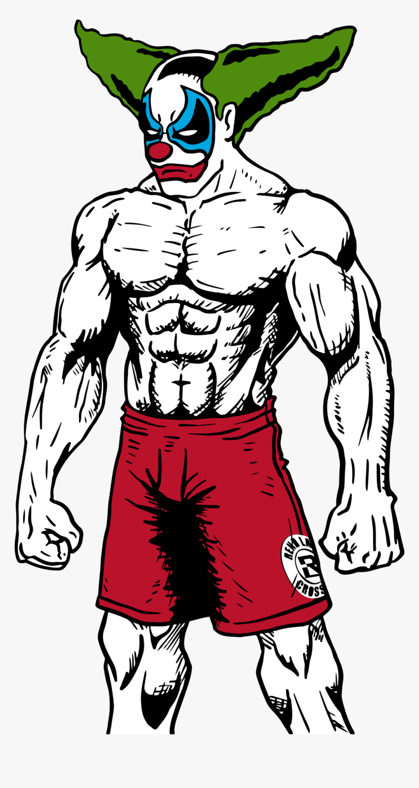 Crossfit Evil Clown Drawing - Pukey The Clown, HD Png Download, Free Download