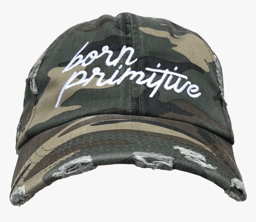 Born Primitive Low Profile Script Hat "
 Class= - Baseball Cap, HD Png Download, Free Download