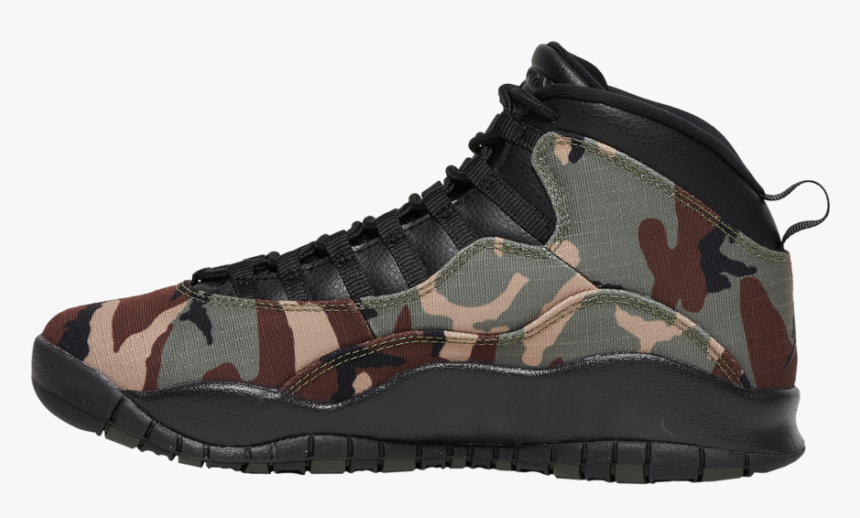 Air Jordan 10 Desert Camo 310805-201 Release Date - Air Jordan 10 Desert Camo, HD Png Download, Free Download