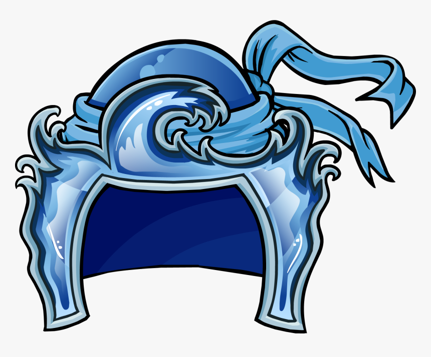 Helmet Of Oceans - Club Penguin Water Helmet, HD Png Download, Free Download