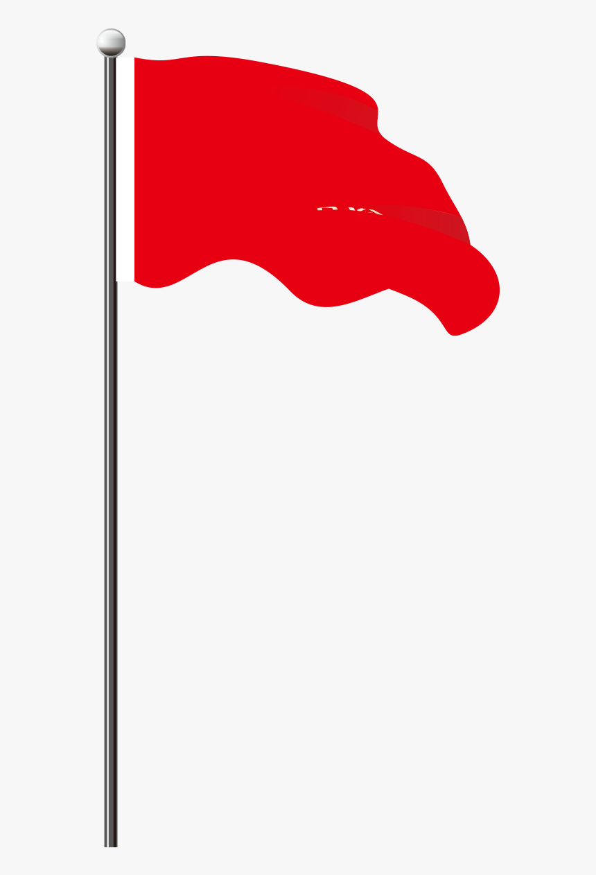 Red Flags Fly Graphics Png Download - Small Red Flag Png, Transparent Png, Free Download