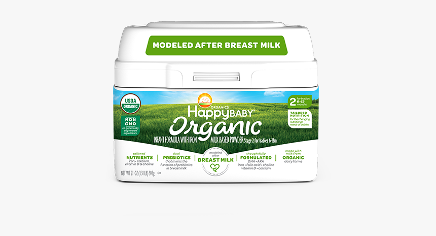 Organic Infant Formula, Stage 2"
 Class="fotorama Img - Happy Baby Organic Formula Stage 1, HD Png Download, Free Download