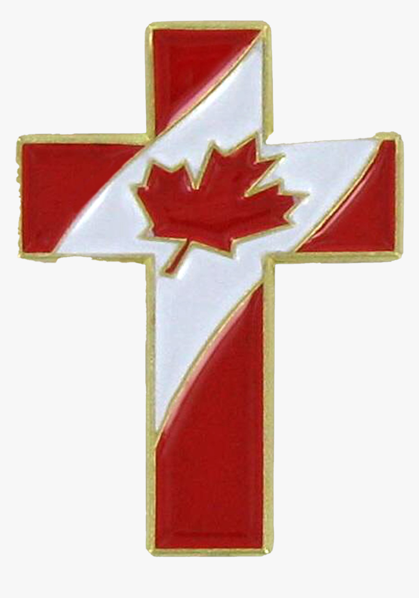Canada Flag With Cross, HD Png Download, Free Download