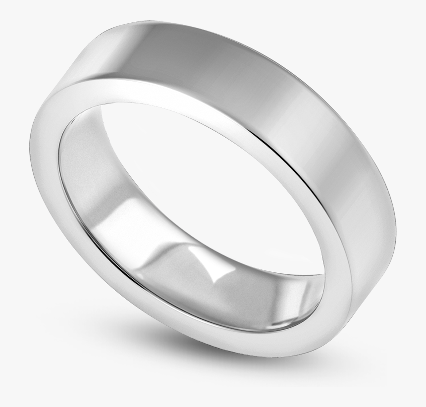 Standard View Of Wbf32 In White Metal - Titanium Ring, HD Png Download, Free Download
