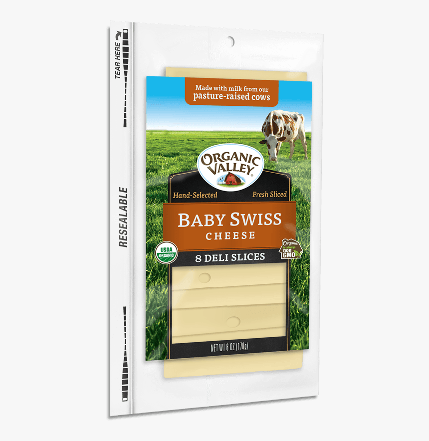 Organic Valley Cheddar Cheese Slices, HD Png Download, Free Download