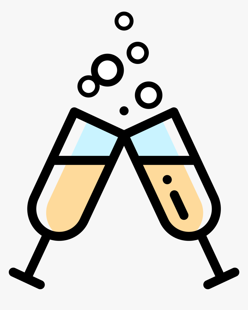 Cocktail Glasses Icon, HD Png Download, Free Download