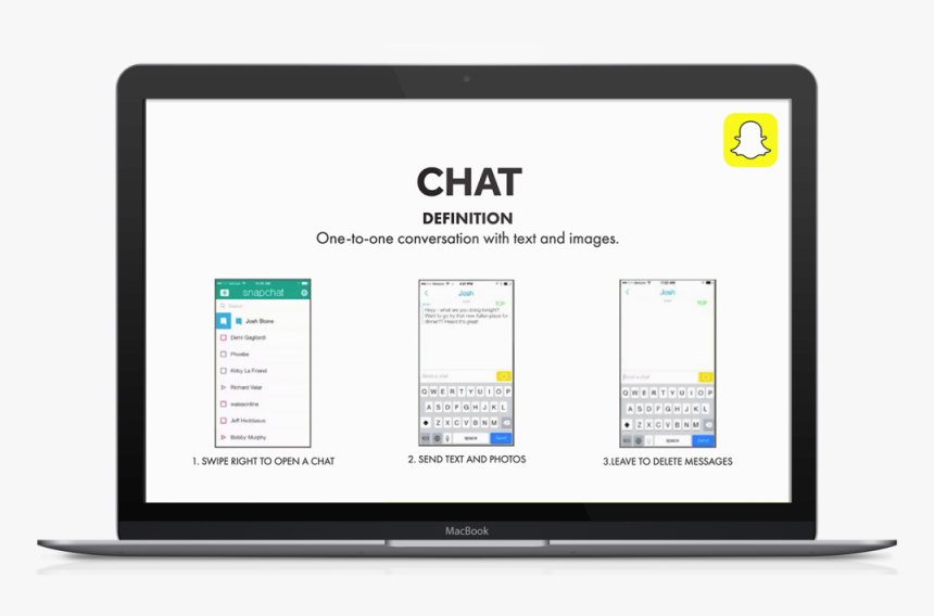 Snapchat Pitch Deck Chat - Social Media Campaign Reporting Template, HD Png Download, Free Download