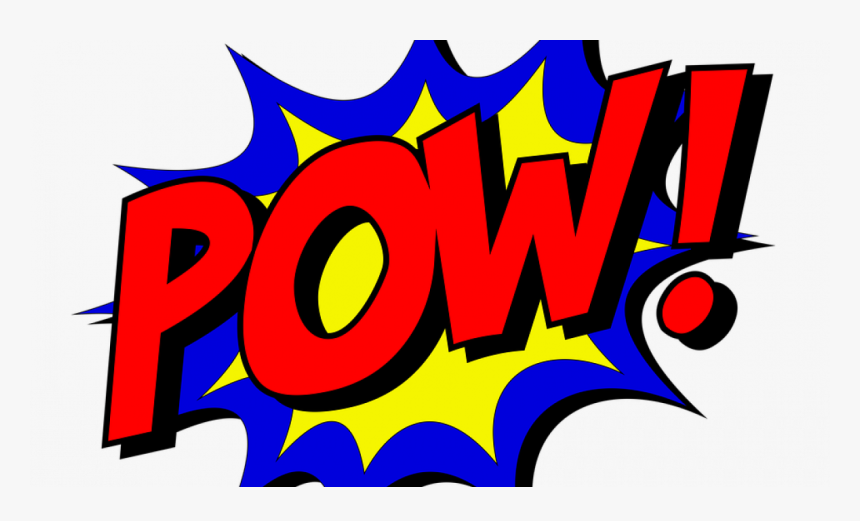 Superhero Comic Book Pow, HD Png Download, Free Download
